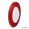 Cinta Roja Cinta Transfronteriza Cinta de Satén Lazo de Cinta Serpentina Roja Paquete de Boda Colcha Pastel Regalo Cinta de Tela Roja