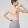 Tirantes Finos, Se Puede Usar por Fuera, Chaleco Deportivo Antibacteriano, Top Camisola de Verano para Mujer, Sujetador Deportivo para Fitness, Hermoso Sujetador de Yoga para Espalda