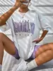 Camiseta Vintage 1898 Brooklyn Nueva York para Mujer Talla Grande Manga Corta Americana Ropa Casual Streetwear para Mujer