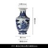 Arranjo de Flores em Porcelana Azul e Branca Antiga Cerâmica Jingdezhen Vasos Ornamentos Estilo Chinês Moderno Sala de Estar Armário de Vinho Decorações Ornamentos