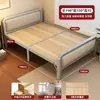 2026 Novo Modelo Cama Dobrável de Madeira Maciça Sem Instalação para Intervalo de Almoço no Escritório, Cama Dobrável para Adultos para Uso Doméstico, Cama de Casal Dobrável