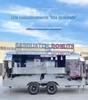 Food Truck, Barraca de Comida Móvel, Caminhão de Sorvete Elétrico, Caminhão de Café Móvel, Caminhão de Lanches Automático, Uso Comercial
