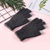Guantes creativos de color sólido para otoño e invierno, guantes con pantalla táctil, fabricantes al por mayor, puño grueso, cálidos, multicolor opcional