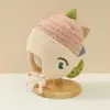 Bonitos y adorables gorros de otoño e invierno para niños, con diseño de poner, material de punto y una serie de dibujos animados, que brindan abrigo y protección para los oídos para bebés y niños pequeños.