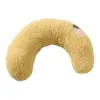 Almohada de Peluche para Mascota Forma de Media Luna Almohada para Gato Almohada en Forma de U para Sueño Profundo Fabricante Venta al por Mayor Mascota Perro