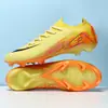 Putian Tejido Volador Sin Costuras Transfronterizo Zapatos de Fútbol Messi para Hombre de Caña Baja Juventud Clavos Rotos Entrenamiento Zapatilla Deportiva Venta al por Mayor