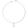 Collar para Mujer Estilo Europeo y Americano Gota de Agua Zirconia Conjunto de Collar y Aretes 2026 Nuevo Diseño de Nicho Elegante Colgante de Collar para Mujer