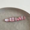 Horquilla de cuadros con diseño de cerezas para el pelo, pinza para el flequillo con diseño de nicho que combina con todo, horquilla rota, horquilla de hada para chica, pinza para el pelo con borde, accesorios para el cabello