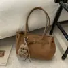Bolsa Grande de Ombro/Axila Estilo Coreano Casual Transfronteiriça para Mulheres 2026 Nova Bolsa Tote Tendência para o Dia a Dia