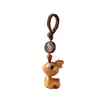 Chaveiro Pingente de Veado de Sândalo Pingente Fofo Pingente de Celular Presente para Casal Masculino e Feminino