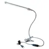 Luminária de Leitura com Clipe para Livro, Luminária de Clipe USB, Luminária de Mesa Criativa para Presente, Luminária de Mesa LED Dimerizável para Estudo de Estudante com Proteção para os Olhos