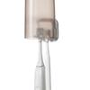 Portacepillos de dientes de pared, inodoro portátil sin perforaciones, portavasos para enjuague bucal, portavasos para cepillos de dientes, portacepillos eléctricos