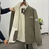 Chaqueta gruesa y cálida de forro polar estilo noruego, abrigo de algodón de doble capa, chaqueta gruesa, resistente al frío, cuello alto, múltiples bolsillos, disponible en tallas grandes