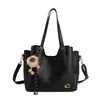 Bolso Tote Versátil Diario para Mujer, Gran Capacidad, Nueva Moda Primavera 2026, Bolso de Hombro Simple Retro para Viajes
