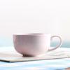 Taza vintage vintage Taza de café de cerámica cruda estilo japonés Juego de taza y platillo de café para té de la tarde de cerámica estilo europeo
