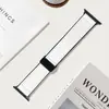 Adecuado para Samsung Garmin Huawei Amazfit Xiaomi Gt4/5Iwatch Correa de Silicona y Cuero Hebilla Magnética