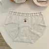 Pantalillas de algodón para mujer, estilo fresco y juvenil, bloques de color, sin costuras, transpirables, algodón puro, entrepierna antibacteriana, bragas de triángulo para mujer