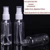 Spray de água transparente fino spray garrafa pequeno spray garrafa 30ml álcool sub-embalagem garrafa plástica 50ml regador lata 100ml