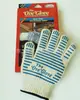 Luvas de algodão pontilhado resistentes a alta temperatura 300 graus silicone anti-escaldante antiderrapante luvas de forno luvas de isolamento térmico para churrasco