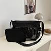 Bolsa Mensageiro Pequena Fresca Versátil Simples Grande Capacidade Feminina Transparente Dolorosa Bolsa Livro de Aula Transversal para Menina