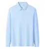Camisa POLO de Manga Longa para Homens e Mulheres, Roupa para Ir ao Trabalho, Ambiente de Escritório Business Casual Versátil para o Dia a Dia Top com Gola