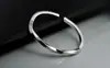 2023 Pulsera tejida retorcida abierta retro europea y americana Pulsera chapada en cobre y plata Pulsera geométrica para hombre venta al por mayor