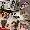Nova Coleção Coreana de Scrunchies Plissados de Renda com um Toque de Luxo, Acessório de Prendedor de Cabelo Simples e Moderno com um Toque de Elegância