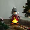 Decoraciones Navideñas Nuevas Transfronterizas Muñeco de Pingüino de Pie Adornos de Enano Muñeco Iluminado Telescópico Muñeco