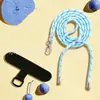 Cordón para Teléfono Móvil de 6 mm Se Puede Usar en Diagonal a Través de la Cuerda, Cordón Anti-Pérdida, Teléfono Móvil se Puede Llevar en la Espalda, Cuerda Larga Trenzada, Cordón para Hombro de Teléfono Móvil, Cadena para Teléfono Móvil