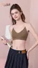 Polka Dot Girl Gentle Retro Color Matching Women's Underwear Wireless Thin Comfortable Push-up Strappy Bra 0113