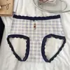 Urso da Academia~ Roupa Íntima Feminina Outono/Inverno Algodão Puro Entrepernas Grau 10A Antibacteriana Entrepernas Estendida Calcinha Feminina Fofa para Meninas