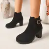 Comercio Electrónico Transfronterizo Tallas Grandes Otoño 2026 Nuevo Llegado Zapatos Planos de Moda para Mujer Estilo Británico Cómodos Casuales con Cremallera Lateral