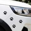 Pegatinas Reflectantes para Carrocería de Coche con Huella de Pie, Pegatinas de Arañazos con Huella de Garra, Pegatinas Reflectantes para Coche de Vehículo Eléctrico con Huella de Pie, Pegatinas Decorativas para Coche, Pegatinas Reflectantes para Coche