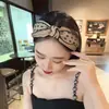 Pinza para el Cabello de Chifón con Lunares Vintage, Moderna, Nueva, de Corona Alta, con una Diadema de Tela de Alta Gama, Diadema de Borde Ancho