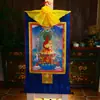 Pintura decorativa Thangka Tíbet impresión dorada 35*20cm una variedad de actividades opcionales para formar pintura de Buda Thangka