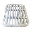 Palete de empilhadeira duplo aço galvanizado arredondado tow pallet rack metal steel iron pallet dupla face palete de aço