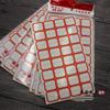 10 Hojas/Paquete 32-1 Papel para Boca 30*25mm Pegatina Autoadhesiva Etiqueta Pegatina de Clasificación Pegatina de Precio Papelería de Oficina