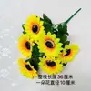 Flores artificiales de plástico, flores falsas, flores para sala de estar, rosas, girasoles, ramos hechos a mano, estilos nuevos, accesorios de baile, venta al por mayor de fábrica