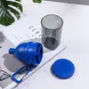 Al por mayor directo de fábrica portátil para deportes al aire libre embudo caja de proteína en polvo combinación con caja de medicinas para alpinismo caja de vitaminas