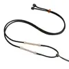 Cordão de Pescoço Ajustável com Padrão Espiral Tecido à Mão e Design Simétrico para Homens e Mulheres, Adequado para Pingentes de Jade e Ágata