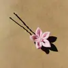 Modelador de Coque Flor para Penteados de Coque Fáceis, Acessório de Coque para Primavera e Verão para a Parte de Trás da Cabeça, Acessório de Cabelo Feito à Mão