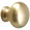 Maçaneta de Porta de Guarda-Roupa Gaveta Armário Dourada Clara Luxo Moderno Simples de Alta Qualidade Maçaneta de Armário de Cabeceira Buraco Único Pequena