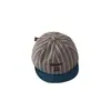 Gorra de Pato de Ala Suave para Bebé de Otoño e Invierno 2026 Sombrero de Ala Corta con Retazos Rayados Retro Gorro de Primavera para Bebé Tendencia