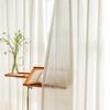 Cortinas que Deixam a Luz Passar mas Não as Pessoas, Cortinas Brancas Transparentes para Proteção Solar e Isolamento Térmico, Toldo para Sala de Estar e Varanda, Véu Espelhado, Luz Suave, Estilo Francês