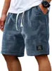 2026 Nuevos Pantalones Cortos Casuales de Waffle Transfronterizos para Hombre Verano Sueltos Transpirables Pantalones de Cinco Puntos Estilo Americano Ropa Moderna para Hombre
