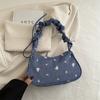 2025 Nuevo Bolso Bandolera Estilo Dulce con Estampado de Fresas Moda Casual Gran Capacidad Bolso Sobaco Fresco Monedero Pequeño