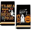 Popular Paño de Cocina de Halloween de Temu con Diseños de Calabaza y Fantasma, Paño de Cocina con Ambiente Festivo de Halloween Estilo Americano