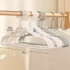 Perchas con recubrimiento protector de hombros, que no abultan, para uso doméstico, antideslizantes, que no marcan, para secar ropa, perchas para almacenamiento de ropa en el dormitorio