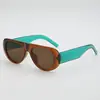 2025 Nuevos Color Gel Estilo Piloto Versátil Sencillo Gama Alta Gafas de Sol Protectoras