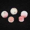 Rainha Natural Concha Vermelha Contas Soltas Nuvens Traseiras Rosa Escultura Pulseira de Contas DIY Feminina Rainha Concha Vermelha Caracol